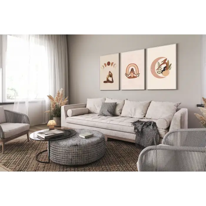 Yogas 3’lü Poster Tablo Seti