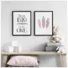Dream Big Little One Çocuk Odası Poster Tablo Seti