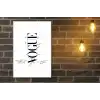 Vogue Poster Tablo