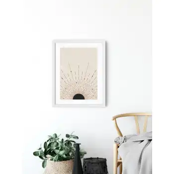 Ay ve Güneş Poster Tablo No:1