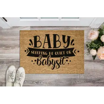 Baby Sleeping Be Quiet or Babyshit Paspas