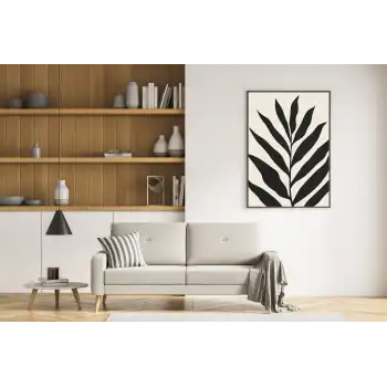 Black Plant Poster Tablo No:1