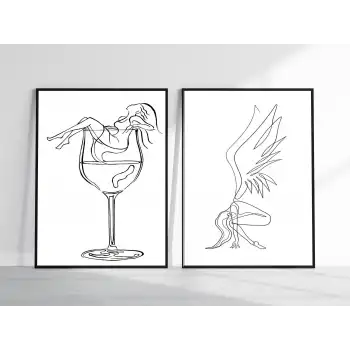 LineWall 2’li Poster Tablo Seti