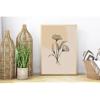 Floral Printab Poster Tablo