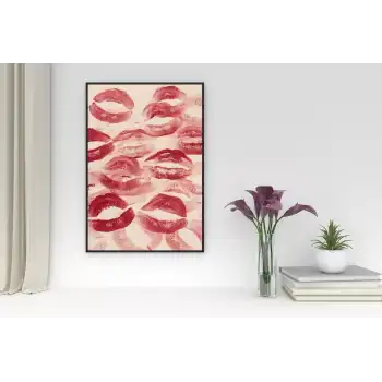 Lips Poster Tablo