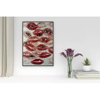 Lips Poster Tablo No:2