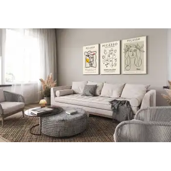 Picassoo 3’lü Poster Tablo Seti