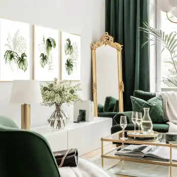 Monstera Leaf 3’lü Poster Tablo Seti