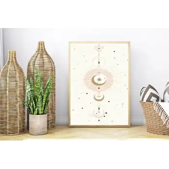 Soft Gezegen Poster Tablo No:2