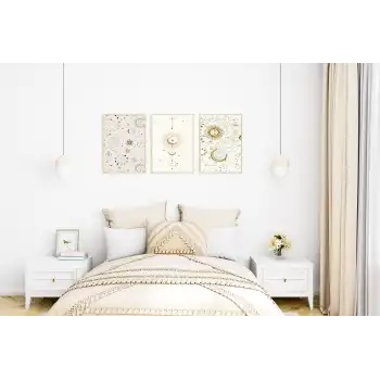 Soft Gezegen 3’lü Poster Tablo Seti