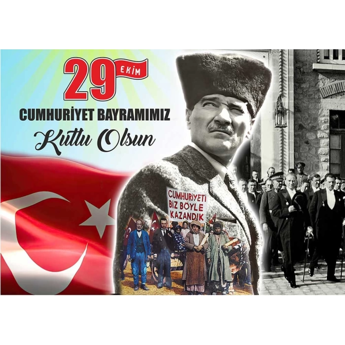 Cumhuriyet Bayramı Pano Posteri