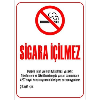 Sigara İçilmez