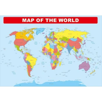 Dünya Haritası - İngilizce