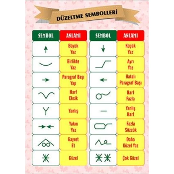 Düzeltme Sembolleri