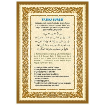 Fatiha Suresi