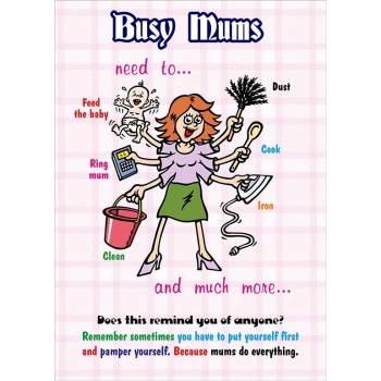 Busy Mums Poster