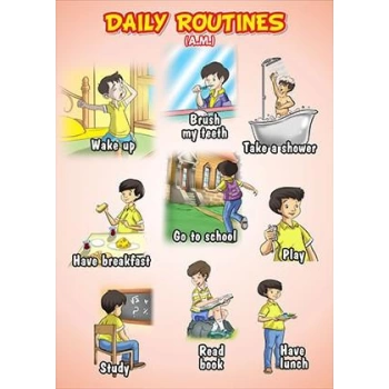 Daily Routines Poster (a.m.)