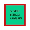 5. Sınıf Türkçe Afişleri