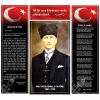Atatürk Köşesi - 4 Parça Dikey