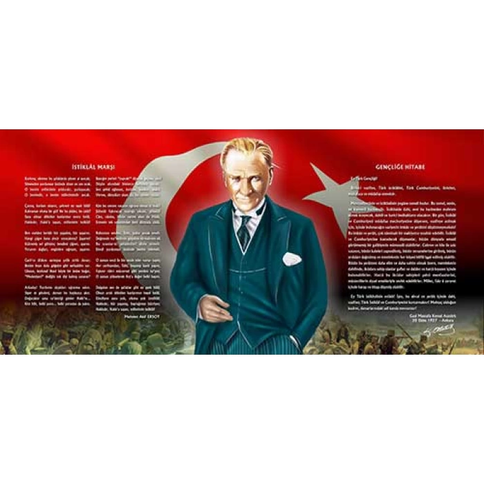 Atatürk, Gençliğe Hitabe ve İstiklal Marşı 2