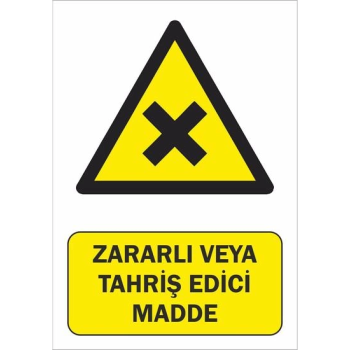 Zararlı veya Tahriş Edici Madde