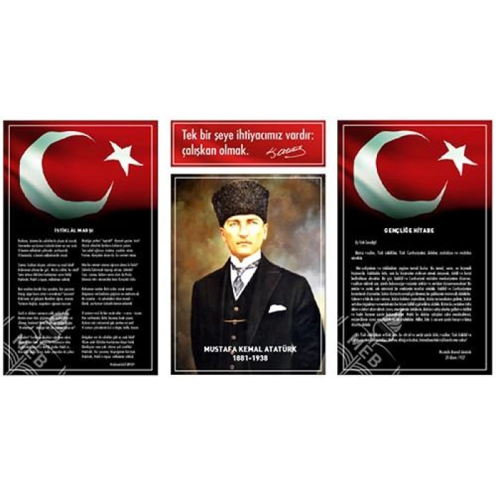 Atatürk Köşesi - 4 Parça
