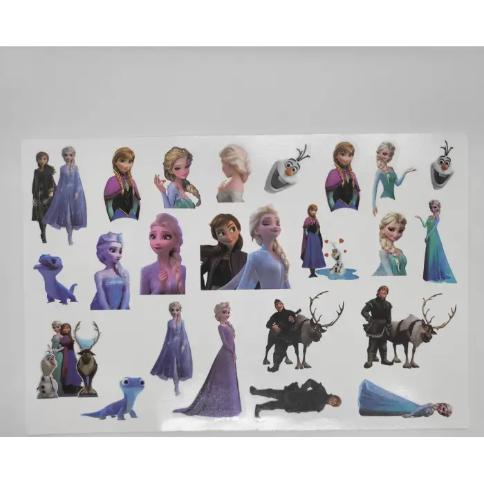 Elsa , Anna, Hans, Kristoff, Olaf, Frozen Geçici Dövme