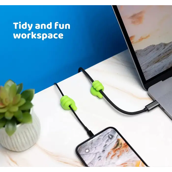 Kablo düzenleyici şarj kablosu tutucu ( 10 lu )