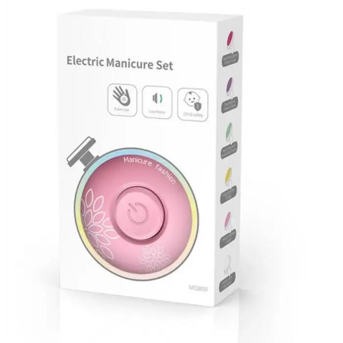 Bebek, çocuk ve yetişkin Dönerli Pilli Tırnak Kesme Törpüleme, manikür  Makinası 6 başlıklı