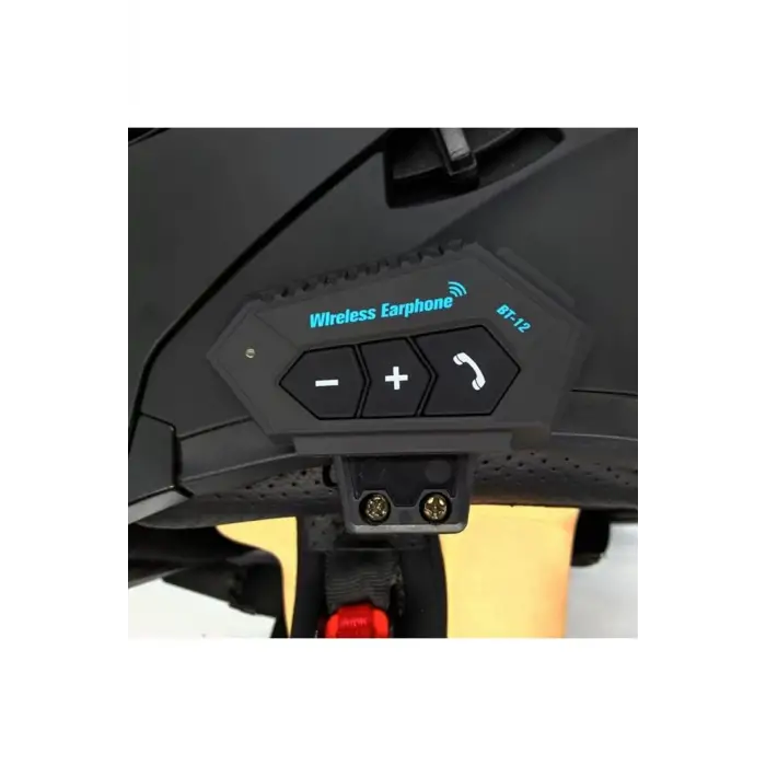 Wireless Earphone Bt12 Bluetooth Motosiklet Kask Kulaklığı