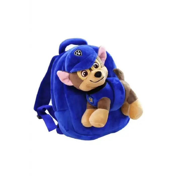 Paw Patrol  Peluş ve Sırt Çantası bir arada Chase, Marshall, Skye, Zuma, Rocky, Rubble