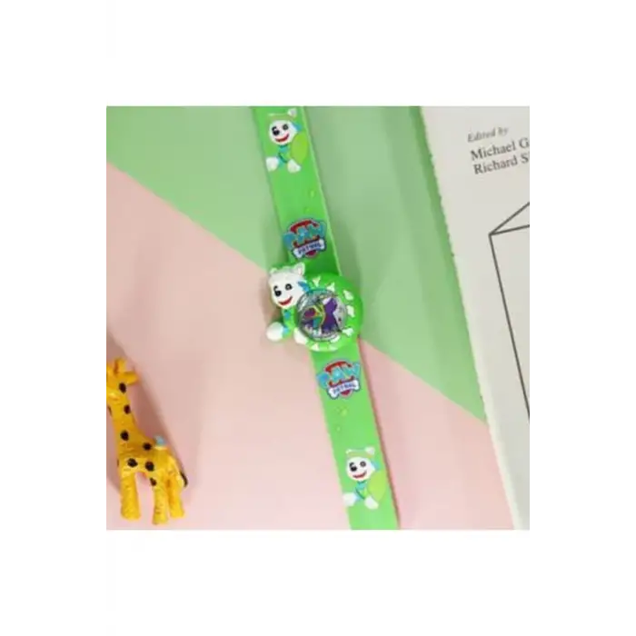 Paw Patrol Karakterli çocuk Saatleri Chase, Marshall, Skye, Everest, Rubble