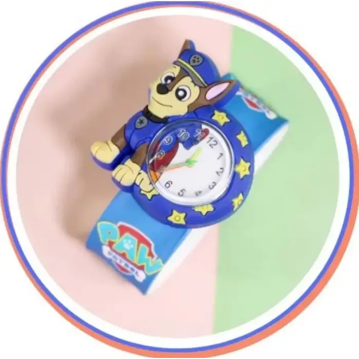 Paw Patrol Karakterli çocuk Saatleri Chase, Marshall, Skye, Everest, Rubble