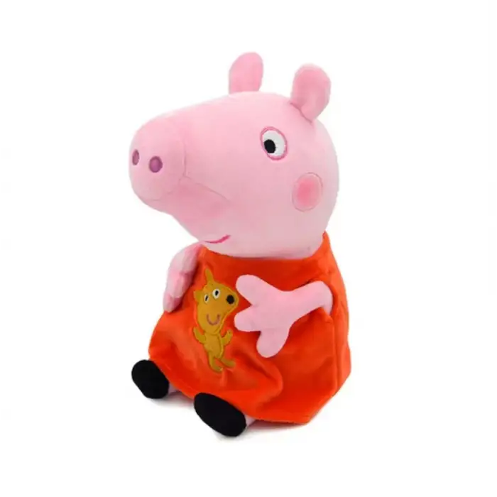 Peppa Pig , Peppa, George ve Arkadaşları 10 lu Peluş Seti ( 19 cm )