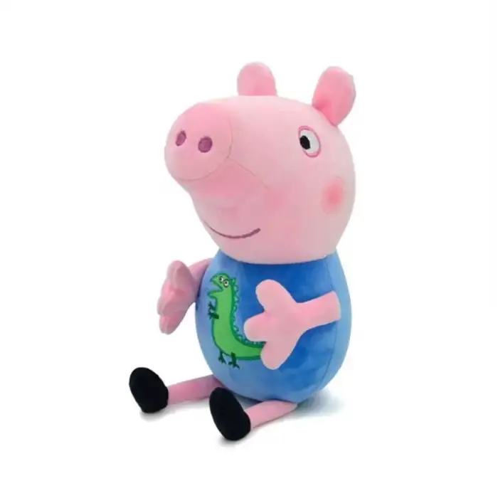 Peppa Pig , Peppa, George ve Arkadaşları 10 lu Peluş Seti ( 19 cm )