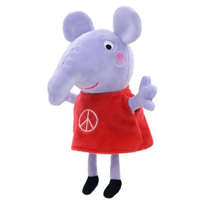 Peppa Pig , Peppa, George ve Arkadaşları 10 lu Peluş Seti ( 19 cm )