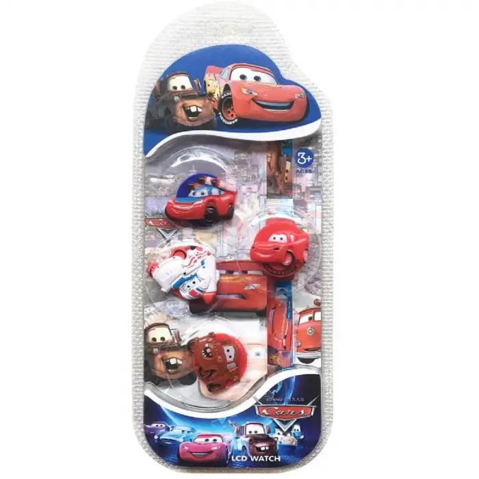 Cars Karakterleri Degişen Kapaklı Çocuk Saati