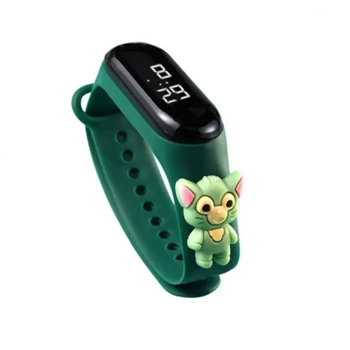 Sevimli Çocuk Saat Çeşitleri Spiderman, Iron Man, Batman, Captain America, Minnie Mouse Su Geçirmez ( Model 36 )