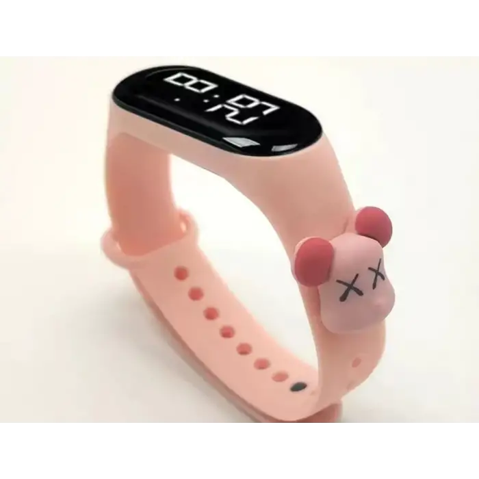 Sevimli Çocuk Saat Çeşitleri Spiderman, Iron Man, Batman, Captain America, Minnie Mouse Su Geçirmez (Model 29 )