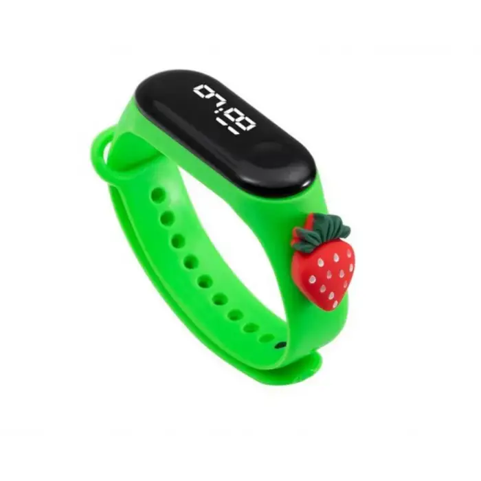 Sevimli Çocuk Saat Çeşitleri Spiderman, Iron Man, Batman, Captain America, Minnie Mouse Su Geçirmez ( Model 28 )