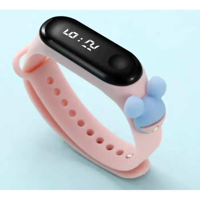 Sevimli Çocuk Saat Çeşitleri Spiderman, Iron Man, Batman, Captain America, Minnie Mouse Su Geçirmez (Model 23 )