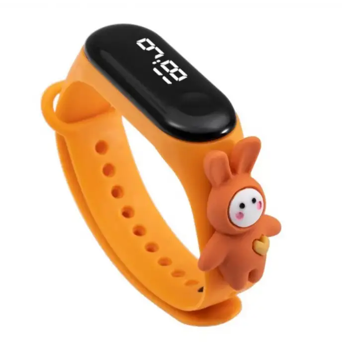 Sevimli Çocuk Saat Çeşitleri Spiderman, Iron Man, Batman, Captain America, Minnie Mouse Su Geçirmez ( Model 20 )