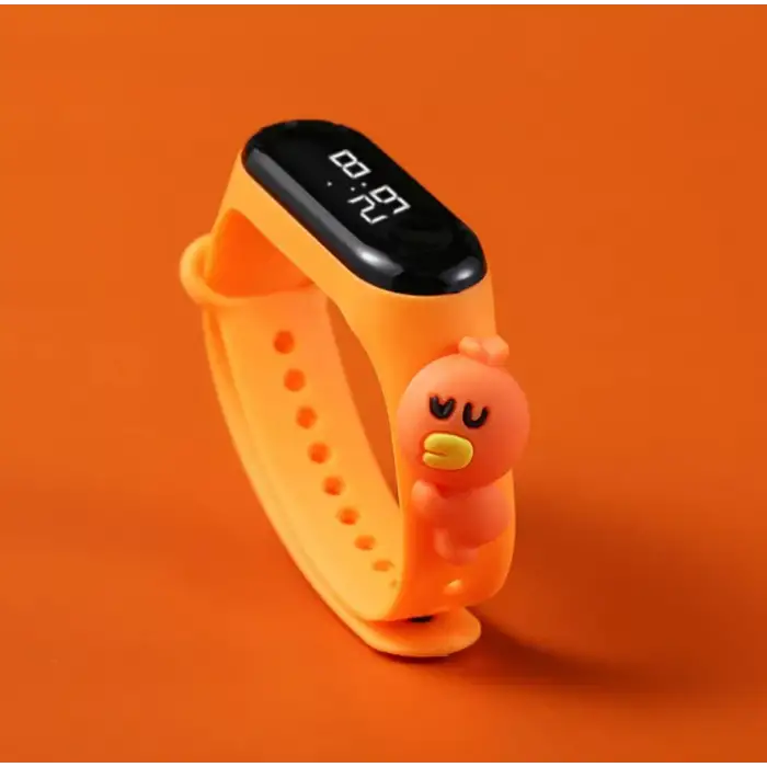 Sevimli Çocuk Saat Çeşitleri Spiderman, Iron Man, Batman, Captain America, Minnie Mouse Su Geçirmez ( Model 15 )