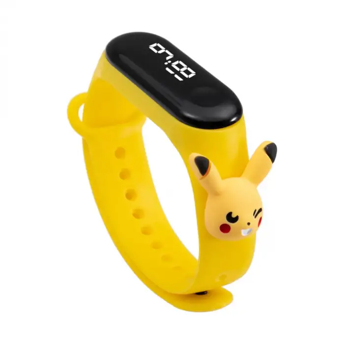 Sevimli Çocuk Saat Çeşitleri Spiderman, Iron Man, Batman, Captain America, Minnie Mouse Su Geçirmez (Model14 )