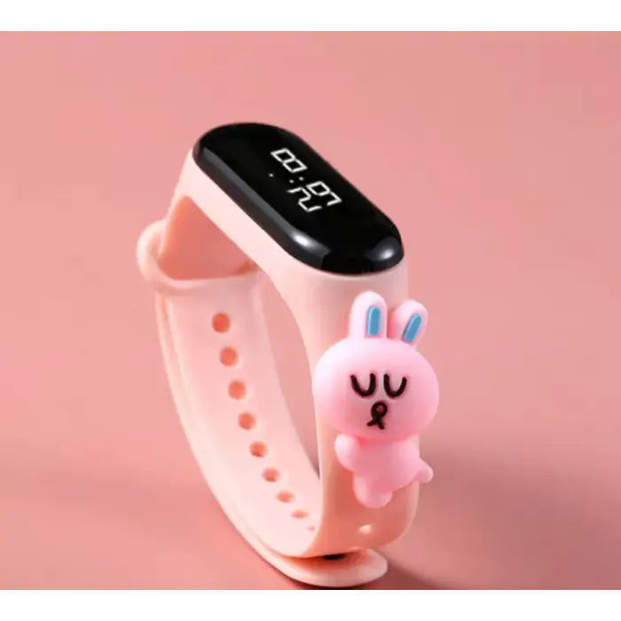 Sevimli Çocuk Saat Çeşitleri Spiderman, Iron Man, Batman, Captain America, Minnie Mouse Su Geçirmez (Model13 )