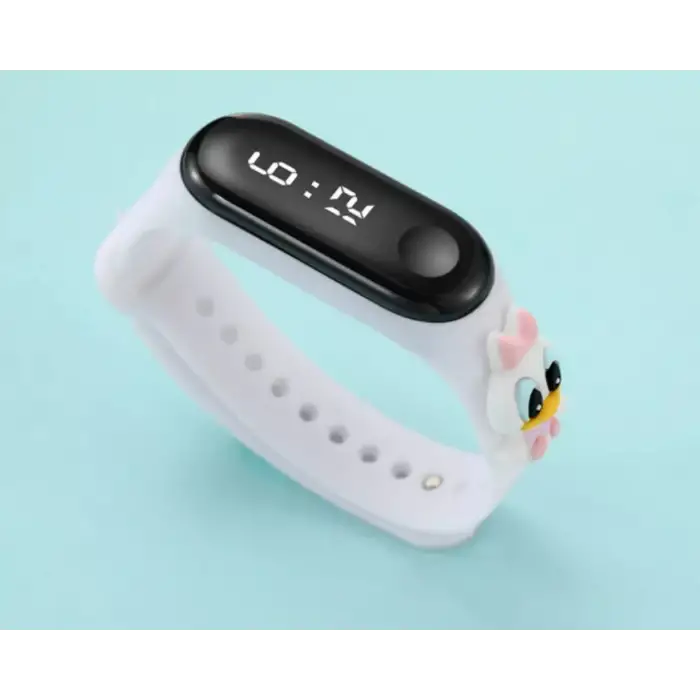 Sevimli Çocuk Saat Çeşitleri Spiderman, Iron Man, Batman, Captain America, Minnie Mouse Su Geçirmez (Model 3)