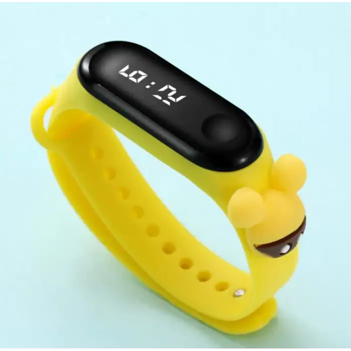 Sevimli Çocuk Saat Çeşitleri Spiderman, Iron Man, Batman, Captain America, Minnie Mouse Su Geçirmez (Model2)