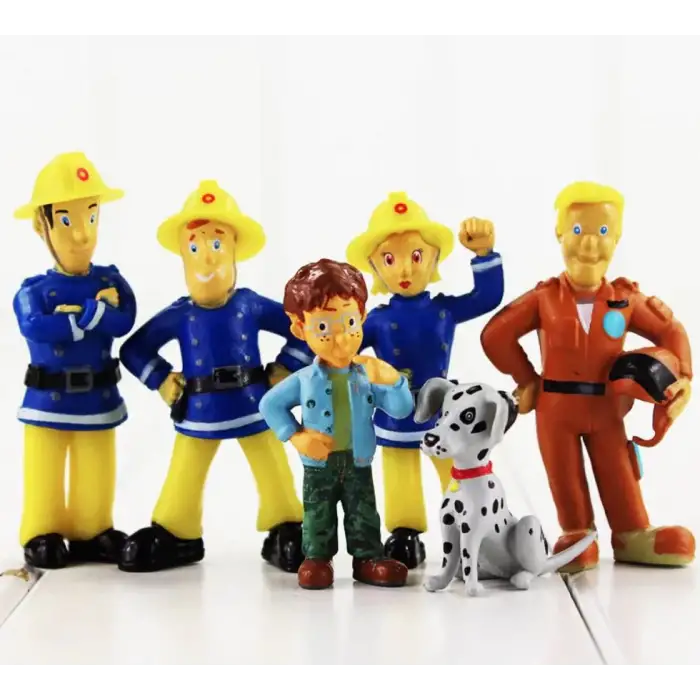 İtfaiyeci Sam 12 li figür oyuncak Fireman Sam