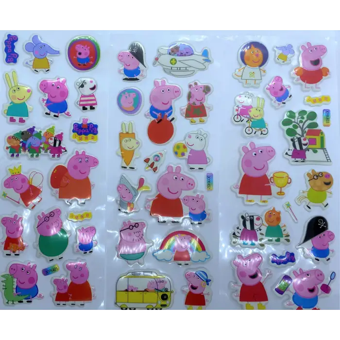 Peppa Pig Karakterleri 3 set sticker