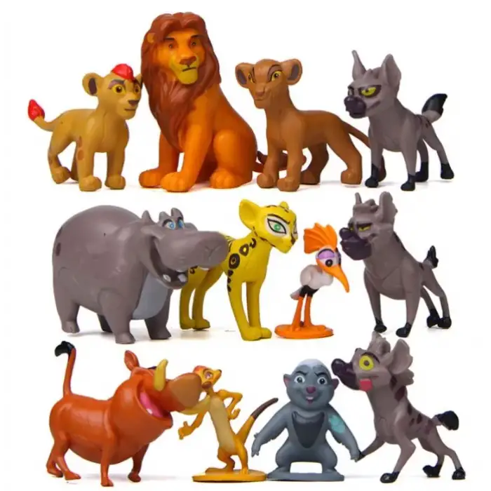 Kumik Aslan Koruyucular The Lion Guard 12 Parça Aslan Kral Mini Figür Oyuncak